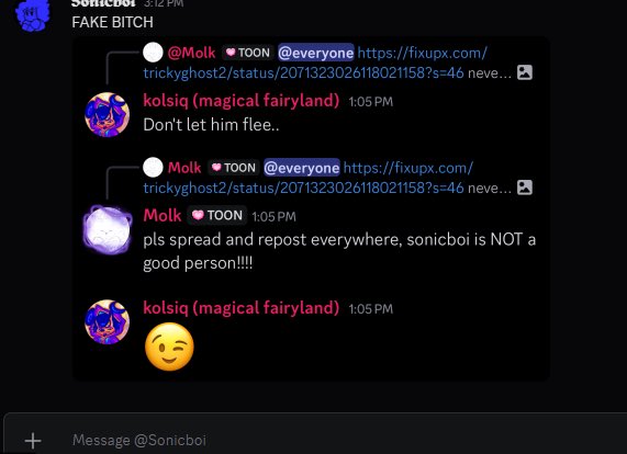 TRICKYGHOST2's tweet photo. Sonicboi is suicide baiting btw, he sent this and then deleted it not even a full 20 mins ago https://t.co/HostMpmvpt