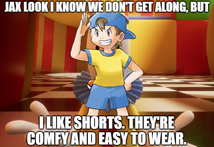 cerberus144's tweet photo. Is this meme still relevant? Am I cool and hip? #pokemon #TADC #theamazingdigitalcircus ㅤㅤㅤ https://t.co/PJ4BAdyyMc