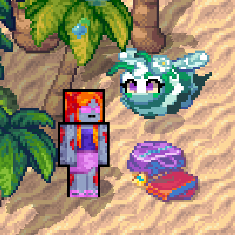 zombinaaaaa's tweet photo. HEATWAVE SUNDAY 😎☀️

1. Start your day by replacing your broken Waterspreaders with new ones 💦 Those crops need water! ☝️
2. Find a nice shady spot on the beach 🏝️🌊
3. Enjoy some surfing 🏄‍♀️
4. Practice your football skills while nobody's watching 🤫⚽️

📍 @pixels_online https://t.co/lEIWeGujCg
