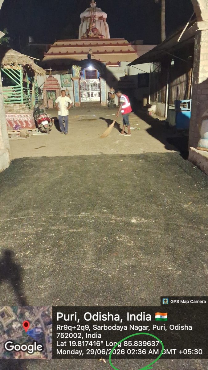 dm_puri's tweet photo. @CMO_Odisha @IPR_Odisha @HUDDeptOdisha @SwachSurvekshan surroundings on their way to Mahaprabhu.

A cleaner city is our humble offering in service of the devotees. ✨

@puriulb
#TeamPMC #SnanaPurnima #CleanPuri #ServiceToDevotees #SwachhPuri https://t.co/IIR3Z4ZFYS