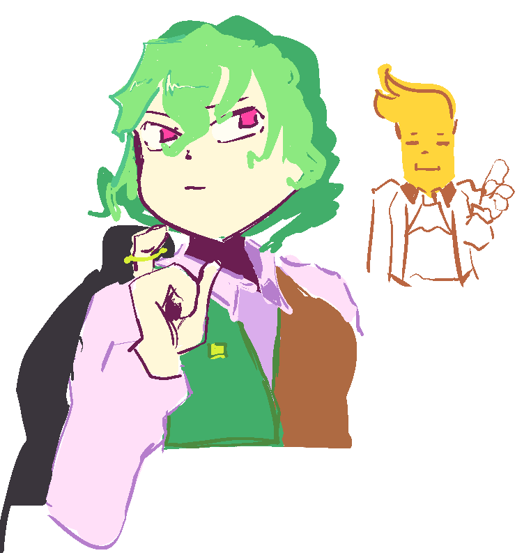 LemonJuiceForU's tweet photo. messy yuuka w/flowery outfit #touhou #東方Project #deltarune https://t.co/guvLsRaKjR