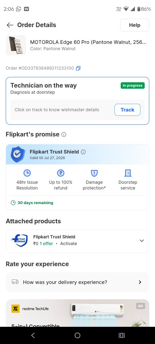 ritwikbrew's tweet photo. Dear @Flipkart @flipkartsupport @motorolaindia purchased a #MotoEdge60pro from #flipkart, delivered yesterday and found fogged cameras. #jeeves service request not responding. Was supposed to be a gift &amp; I am stuck withe defective product, with 7 days resolution policy #motorola https://t.co/OQR1rpAZQy