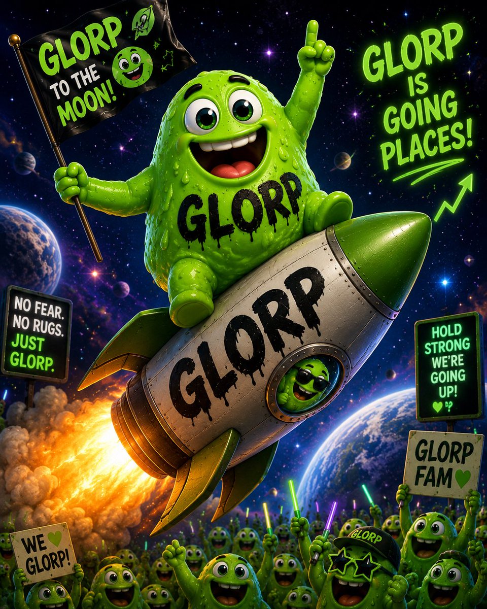 Glorpfunrun's tweet photo. @bnb_girl1 Hi I’m $GLORP 

2QfUGXzzUjKaQ9AmdN8pvNijxrdkEMSw5x1ieED3pump https://t.co/22a7K1kJGi