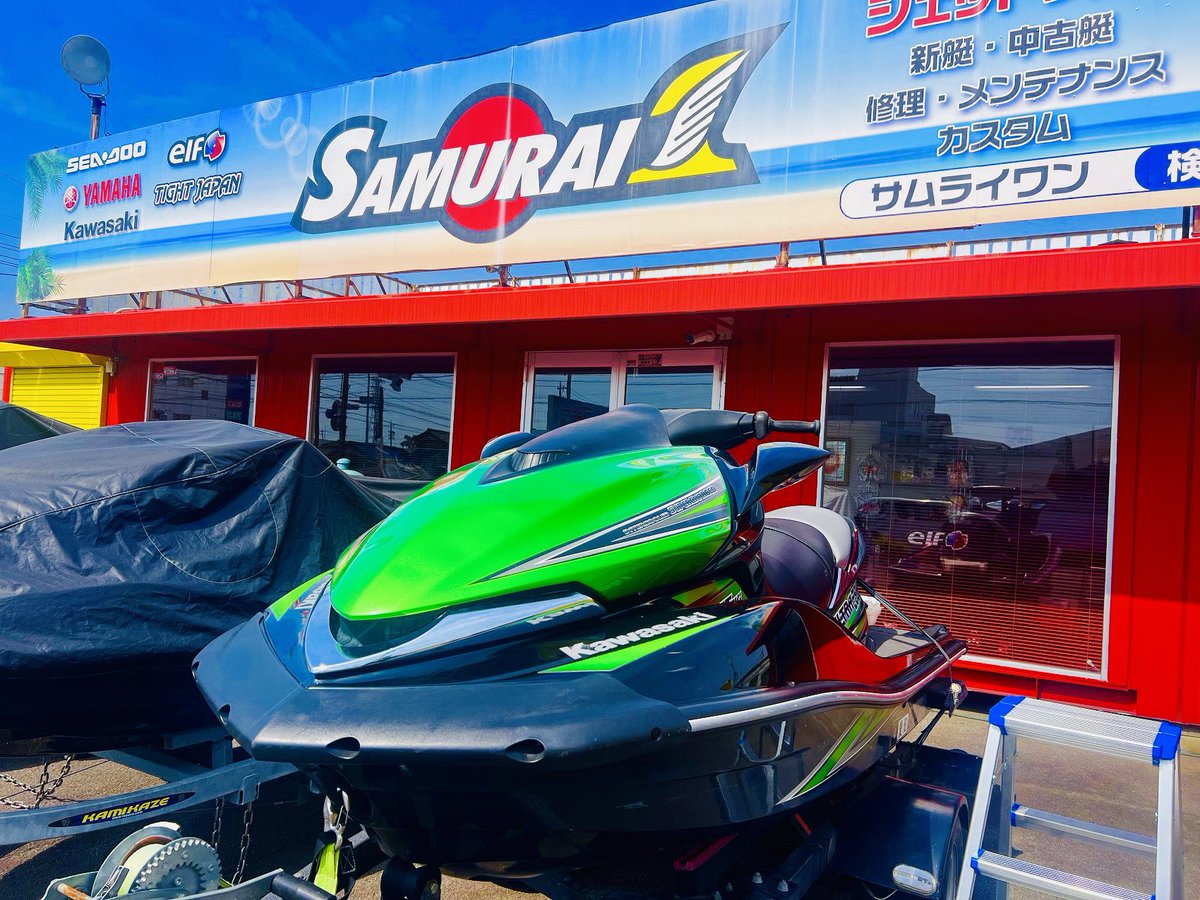 samurai1jp's tweet photo. カワサキ ジェットスキー
ウルトラ260Xさん
始動点検＆メンテナンス

以前の点検時に発見＆アドバイスさせていただいたボディのダメージ部分も冬の間にしっかり補修されており万全の状態でシーズンを迎えられそうです。

今年も安全にそして最高の夏を楽しみましょう🌴✨
ありがとうございました😊 https://t.co/GE4r3bSgLJ