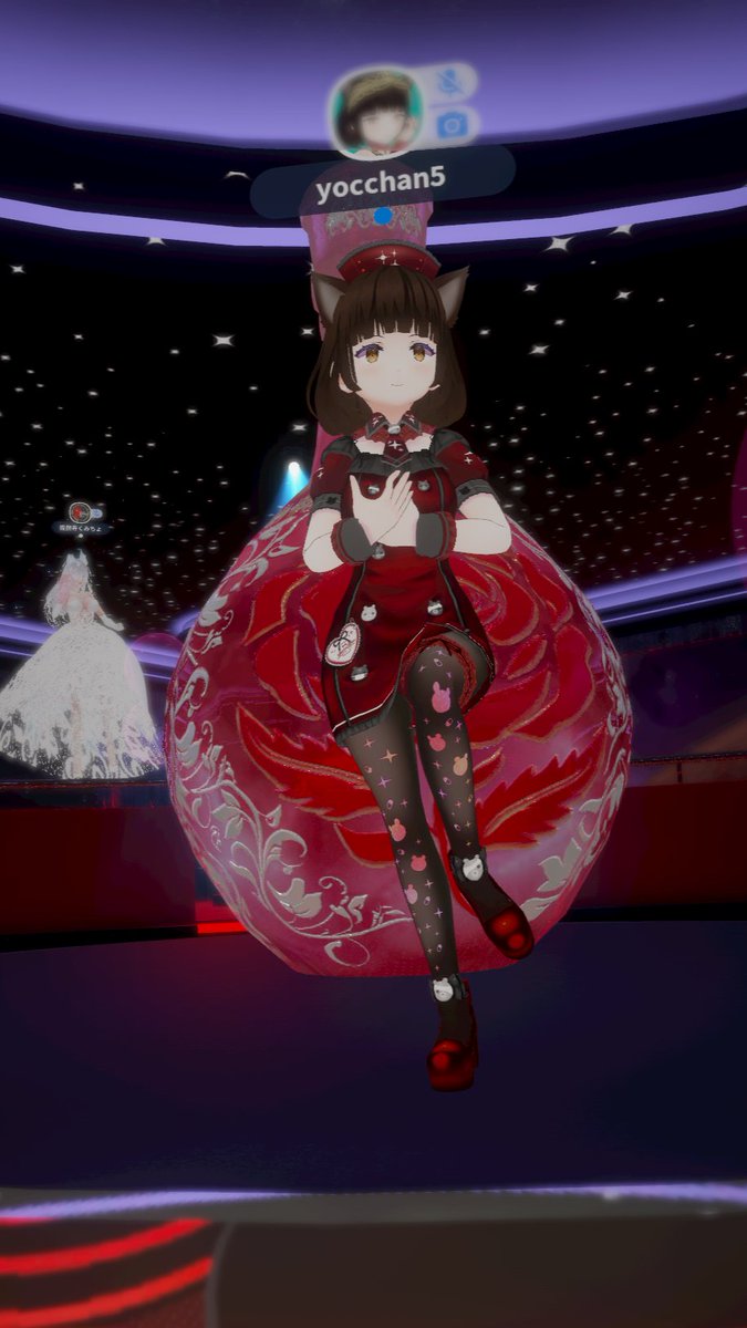 よっちゃんさん✨ いいものっぽい壺に負けない存在感😍 #ボカ踊 #cluster