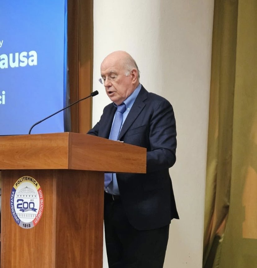 upbcampus's tweet photo. #upbcampus We were honored to witness the conferment of the Doctor Honoris Causa title to Prof. Eliezer Rabinovici, one of the most distinguished figures in contemporary theoretical physics β for his outstanding contributions: #HighEnergyPhysics, #QuantumField & #StringTheory. https://t.co/nQFQQDyxwz