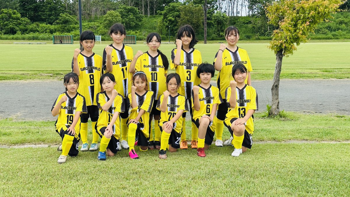 blaue_wald_u12's tweet photo. 【試合結果】
2026.6.27
第5回青森3Rサッカー大会

U-10の部 予選リーグ
vs 青森福田ピンク
0-6
vs 油川SC
0-5
vs PLACER FC
0-0
vs 小柳SSS
3-0
かのん×2、あかり

U-10の部 決勝トーナメント
vs SC Alma
0-5

初の大会参加！
たくさん経験を積めました✨

応援ありがとうございました！ https://t.co/LAjRpw0r3j