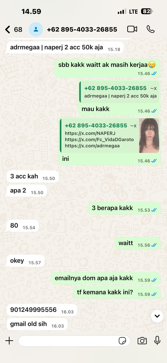 syankbna's tweet photo. help rt penipu scam jual acc account akun x twitter twt twitt masuk mtht

bank 901249995556 seabank ALVI MEINAR

+62 895‑4033‑26855
62895403326855
0895403326855

udh prnah transaksi ngga memungkinkan trusted, aku prnah beli acc di dia makanya aku percaya dia #zonauang #bealanja https://t.co/sLr9FAAqnH