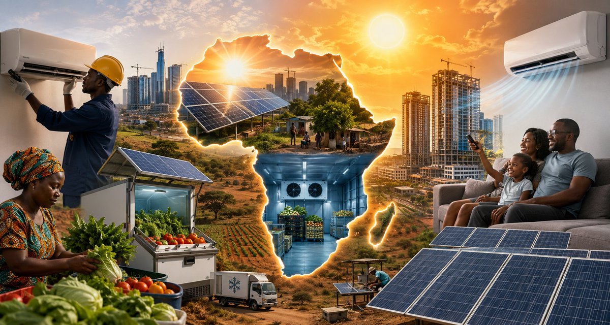 ANARwandaNews's tweet photo. #Heat is becoming a market in #Africa. #SolarEnergy, #AirConditioning, #ColdChain... Discover our exclusive monthly feature on #ANA 👇
https://t.co/NjWN1cZ0Kz
Will the #CoolingEconomy become Africa's next major growth market?
❤️ Like, comment, and let us know what you think! https://t.co/0uiFvqdElj