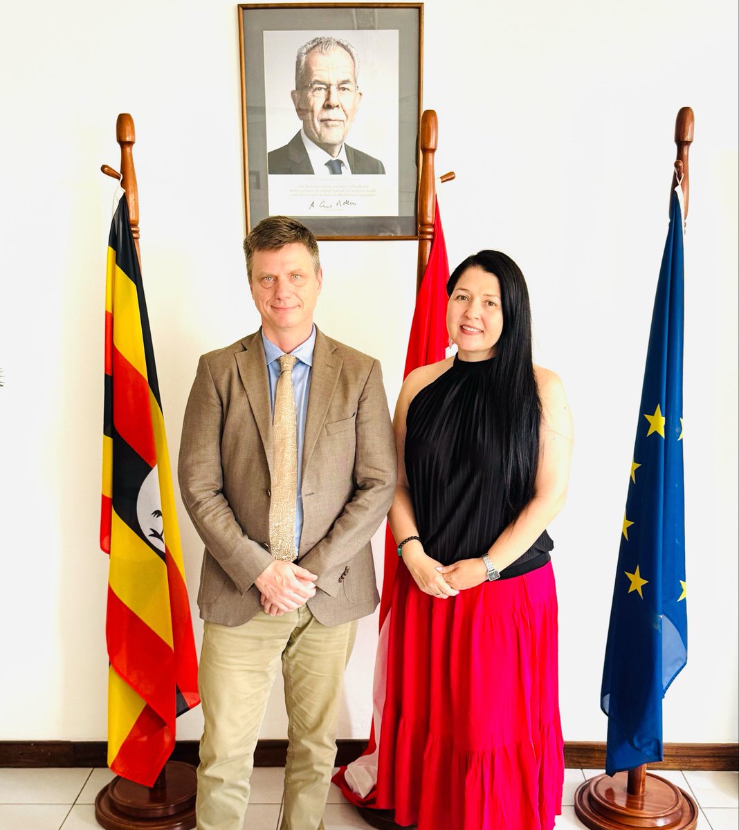 ADCinUganda's tweet photo. We were delighted to welcome our Governance Expert Johannes Binder, who leads ADA’s global governance portfolio, to our office. His training on applying the Human Rights-Based Approach (HRBA) in the water and sanitation sector provided valuable insights for our partners. 💧 https://t.co/AHY8rEtKBL