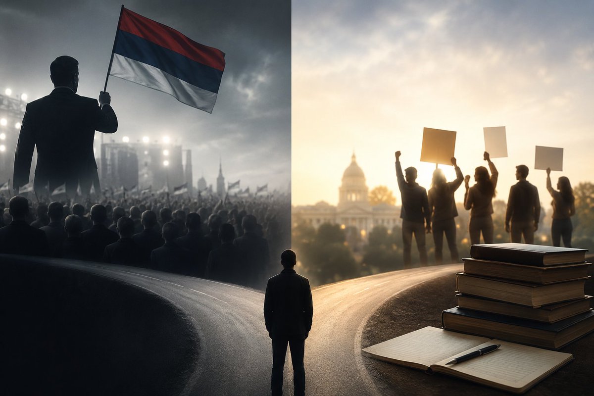 cziupargument's tweet photo. Šta je viđeno na Vidovdan? Zapravo – ništa.
Analiza vidovdanskih skupova u Srbiji: politički spektakl, studentski protest, stanje političke analize i potreba za ozbiljnim akademskim narativom.
Pročitajte tekst na Blog Argument
https://t.co/mxsVD8EF8D
#Argument #Vidovdan #Srbija https://t.co/E4sN67Nswd