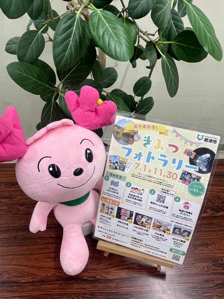 kimipyonn's tweet photo. 7月から始まる楽しいイベント！「きみつフォトラリー」のお知らせだよ📷✨
お友達や家族みんなで君津の魅力を再発見してみてね～👀💡

▼詳しくはこちら！
https://t.co/cQTLTmRLq1

＃きみぴょん ＃きみつフォトラリー ＃君津市 ＃君津 ＃君津ファンクラブ https://t.co/E61Rztl1C4