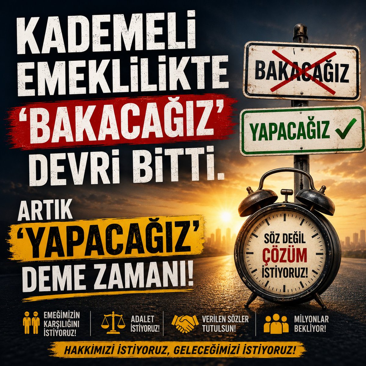 ycelltaskin16's tweet photo. Günaydın dostlarım. 
Günaydın kademeli emeklilik bekleyen kardeşlerim 17 yıl 20 yıl fazla çalışmayı kendine zulüm gören kardeşlerim beraber kazanacağız..
Kademeli emeklilik loading
@1881_2332 
@EstSerkan16 
@suktu64979 
@Abdullahkoc70 
@V01kan19o3 
@Erhangkgz9 

#KademeŞartOldu https://t.co/RJWHpXXHKr