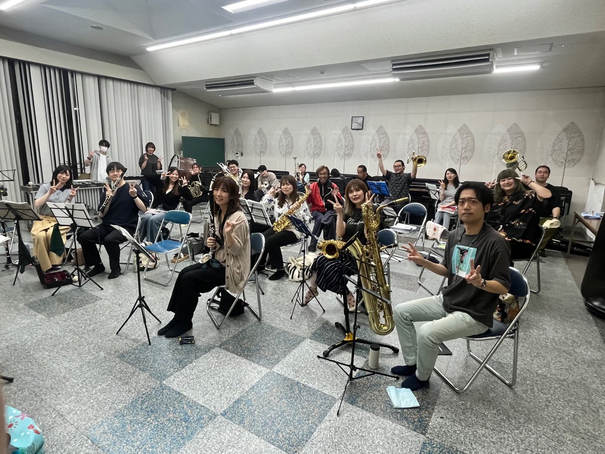 kai_west_wind's tweet photo. 🎺【今週も練習を行いました！】🎺
🌿 地震や台風の影響は大丈夫でしたか？ 不安定なお天気が続いていますので、どうぞご無理なさらずお過ごしください😊
甲斐West Windアンサンブルは、今週も元気に練習を行いました🎶
コンクールに向けて練習にも熱が入っています🔥 https://t.co/ODpAcduqha