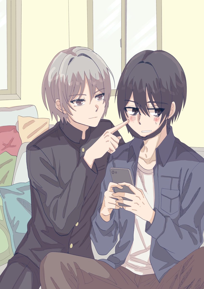 katapad_emiko's tweet photo. ♎️……ここ、赤い
♑️……るせー

 #初夏の創作クラスタフォロー祭り https://t.co/tsgqsl8pwl