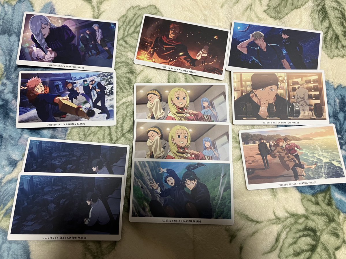 glay_t3ko's tweet photo. 【交換・譲渡】呪術廻戦 ファントムパレード ファンパレ 幻影夜行カードvol.8

(譲)画像参照

(求)過去弾 、その他の五条、又は1枚120円/枚+送料

天王寺、大阪市内手渡し又は郵送。 https://t.co/FqyvfDghWt