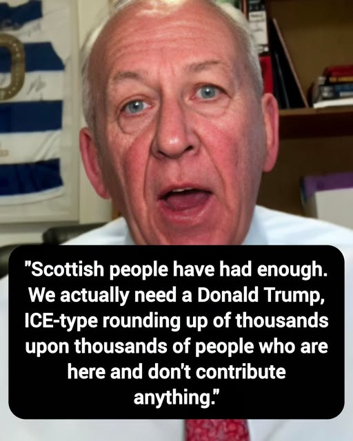 Paulrestore's tweet photo. Former Scotland Yard detective Peter Bleksley: "Scottish people have had enough. We actually need a Donald Trump, ICE-type rounding up of thousands upon thousands of people who are here and don't contribute anything."
Thoughts? https://t.co/s2YljDHFaG