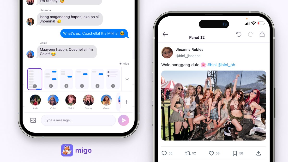 migowrites's tweet photo. this is what writing an au in migo looks like. it’s almost here! 🥹🧡
follow along for the launch :) https://t.co/dD86XH6kA6
#MadeWithMigo #mikhaiah #macolet https://t.co/Hfste5meQd