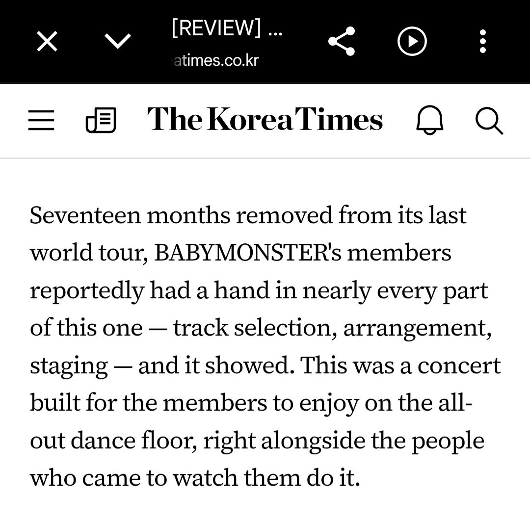 Ace7Monsters's tweet photo. Also note of the news :
🔥Sold Out 3 shows
🔥Acknowledging #RAMI 
🔥Solo performances were the peak and the girls weren't playing safe.
🔥The girls had a hand nearly every part of their solo stage. 

#BABYMONSTER #RUKA #PHARITA #ENAMIASA #AHYEON  #RORA #CHIQUITA @YGBABYMONSTER https://t.co/8Uahd6rRoX