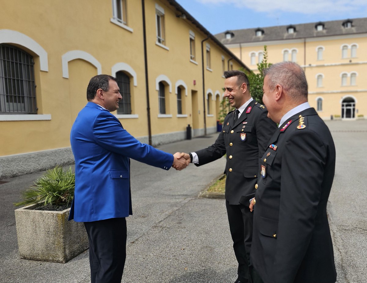 Eurogendfor's tweet photo. #EUROGENDFOR was pleased to welcome cadets from Turkish Academy  @jsgaedutr.
 
The delegation received a briefing on Organisation's mission, structure and activities, gaining insight into EUROGENDFOR's role in international crisis management.

Thank you very much for your visit! https://t.co/p9gagEbzr3
