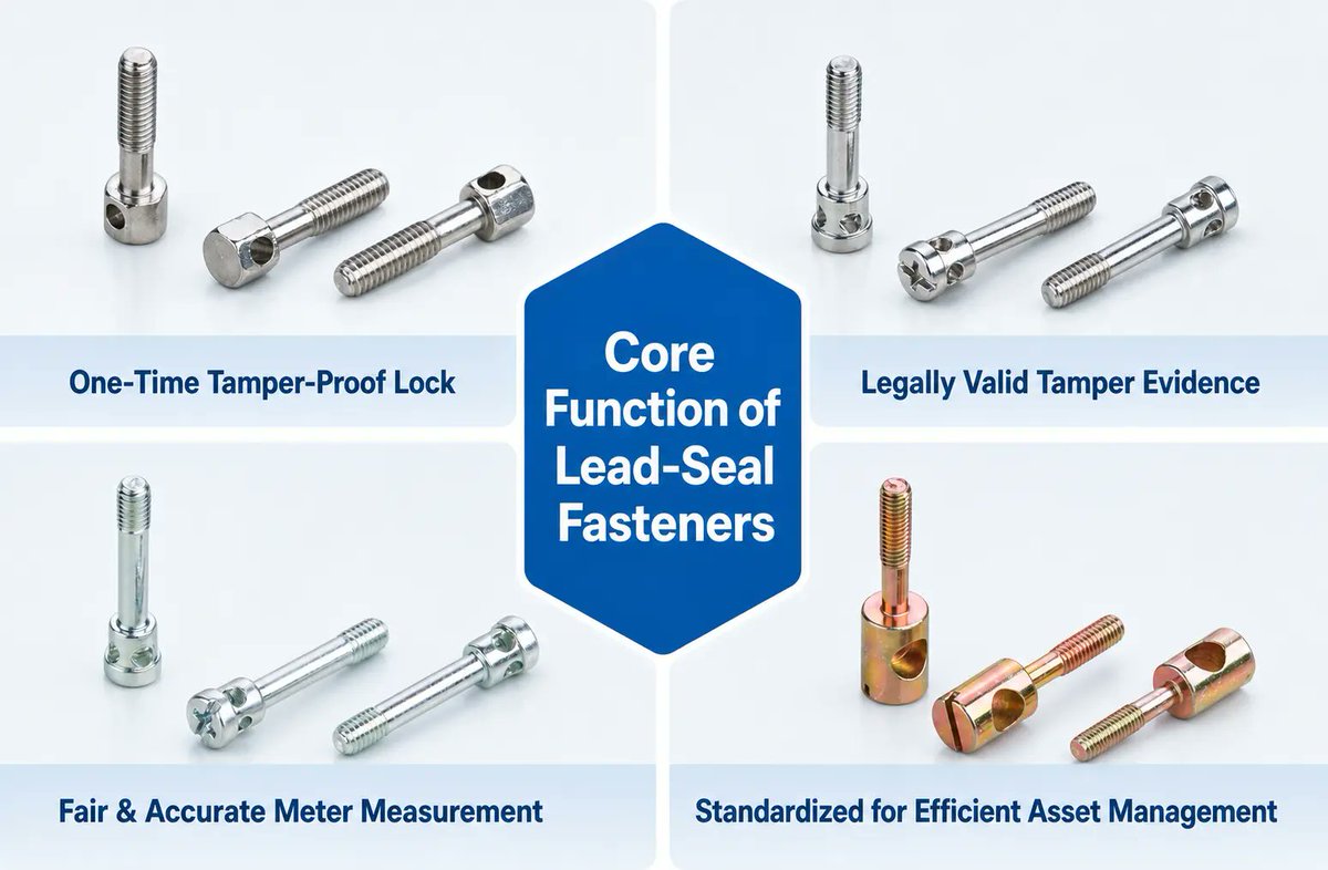 MikeLi596630's tweet photo. 🔍 Lead-Seal Fasteners provide visible tamper evidence, helping protect utility meters &amp; simplify inspections.
🌐 https://t.co/lpH9b5wcEy 📱+86 133 5339 7936
#zhejiangtianhongfastener #leadsealfastener #tamperproof #fasteners #utilitymeters #engineering #securityseal #industrial https://t.co/9eKoLIsoDa