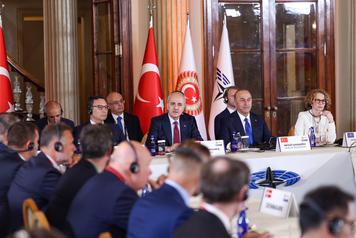 DepSecGenNATO's tweet photo. Great to preview next week's #NATOsummit in Ankara today at the #NATO Parliamentary Summit in Istanbul

The Summit will be all about delivering on our promises

Your commitment &amp; continued support is essential in making sure we deliver on our priorities, for our shared security https://t.co/B3x8rcKn3W