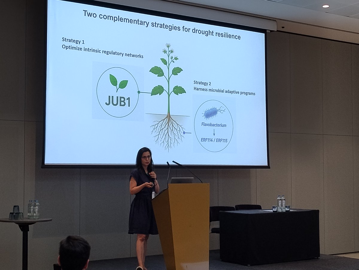 EFBiotechnology's tweet photo. ๐ด Monday morning at #ECB2026 featured 4 on antibody medicines, #phytoremediation, systems #biology, and plant drought tolerance:
๐งฌ Stefan Schmidt, #Evitria
๐ฑ Helena Freitas, @UnivdeCoimbra
๐ฆ Isabel Rocha, @itqbnova
๐พ @BalazadehSalma, @uniGoettingen
#Biotechnology https://t.co/b1zXZR3m9P