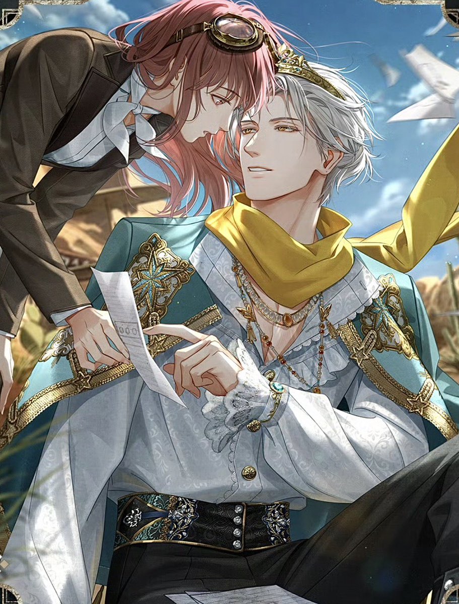 Ikemenfangirl's tweet photo. Light and Night : Nursery Rhymes from Afar 【 CN server 】

💙 Osborn (Puss in Boots)
🩵 Sariel (Little Prince)

more https://t.co/dXGajOwpx0

#LightandNight #光与夜之恋 #光與夜之戀 #빛과밤의사랑 #otomegame  #เกมจีบหนุ่ม https://t.co/Flwwpcl4Os
