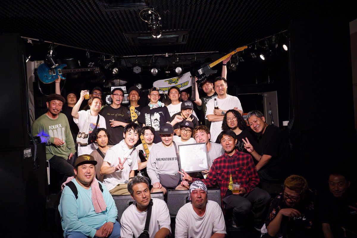 acacia_sdc's tweet photo. 【御礼🙏】
2026年6月27日（土）バセイシアレコ発@仙台バードランド無事終了！！
関わって頂いた皆様本当にありがとうございました🙇🏻‍♂️
DETOUR猪狩さんが言ってた通り同じメンツで40周年イベント開催目指して頑張ります！笑
みんな頑張って生きていきましょう🫶 https://t.co/Ela6qY7Le4