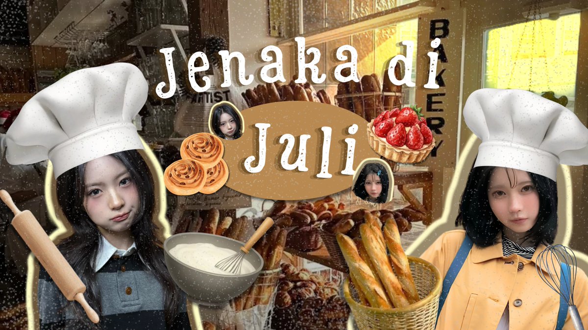 rekajenaka's tweet photo. Juli Bersama Jenaka — 🥐

udah siap belum? jalan-jalan pergi ke toko kue, eh naksir yang bikin kue nya. kenalan yuk sama para baker ini, selain jago bikin kue, jago juga bikin hidup kamu jauh lebih manis loh. https://t.co/27rslJR8bP