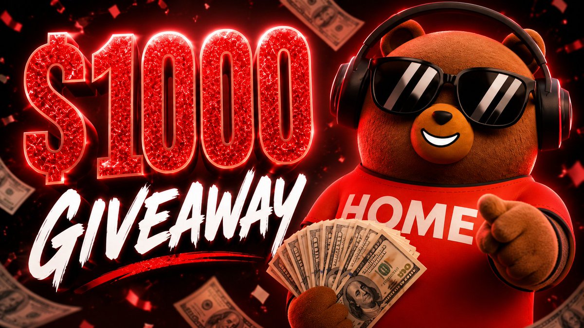 homedaddy0x's tweet photo. 🎉 $1,000 GIVEAWAY 🎉  
10 Winners • $100 each on @Roobet
 
if this post gets 2,500 likes in 24 hours = WE RUN IT

🔔 Even if we miss? Still giving away $20 to 1 person on my discord

To Enter:
✅ Like + RT
✅ Comment your favourite slot + tag a friend to share your 💰 https://t.co/d70j5Yrhag
