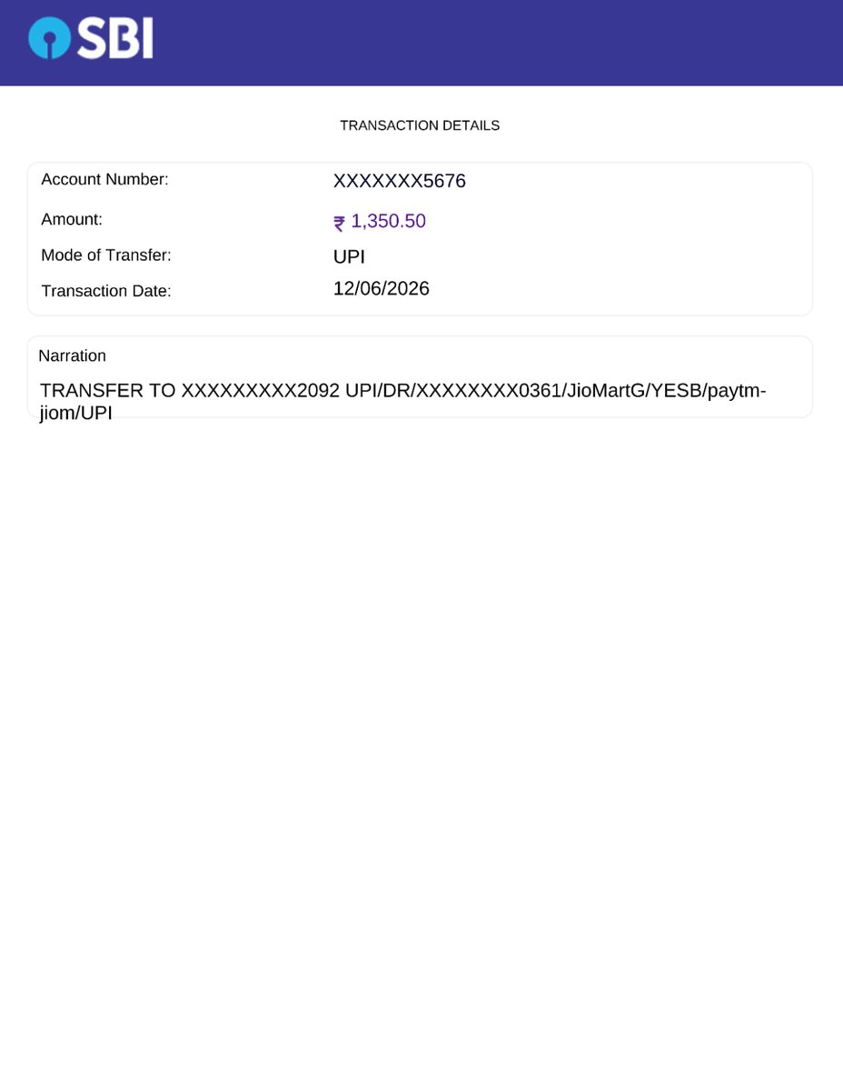 DDGULATI's tweet photo. @JioMart_Support @JioMart As per RBI guidelines, I request you to process this refund immediately into my original source account. I have attached the bank statement screenshot proving the deduction.
No proper call/acceptable response received yet ONLY saying WAIT MORE WAIT more https://t.co/V4id0QGfKj