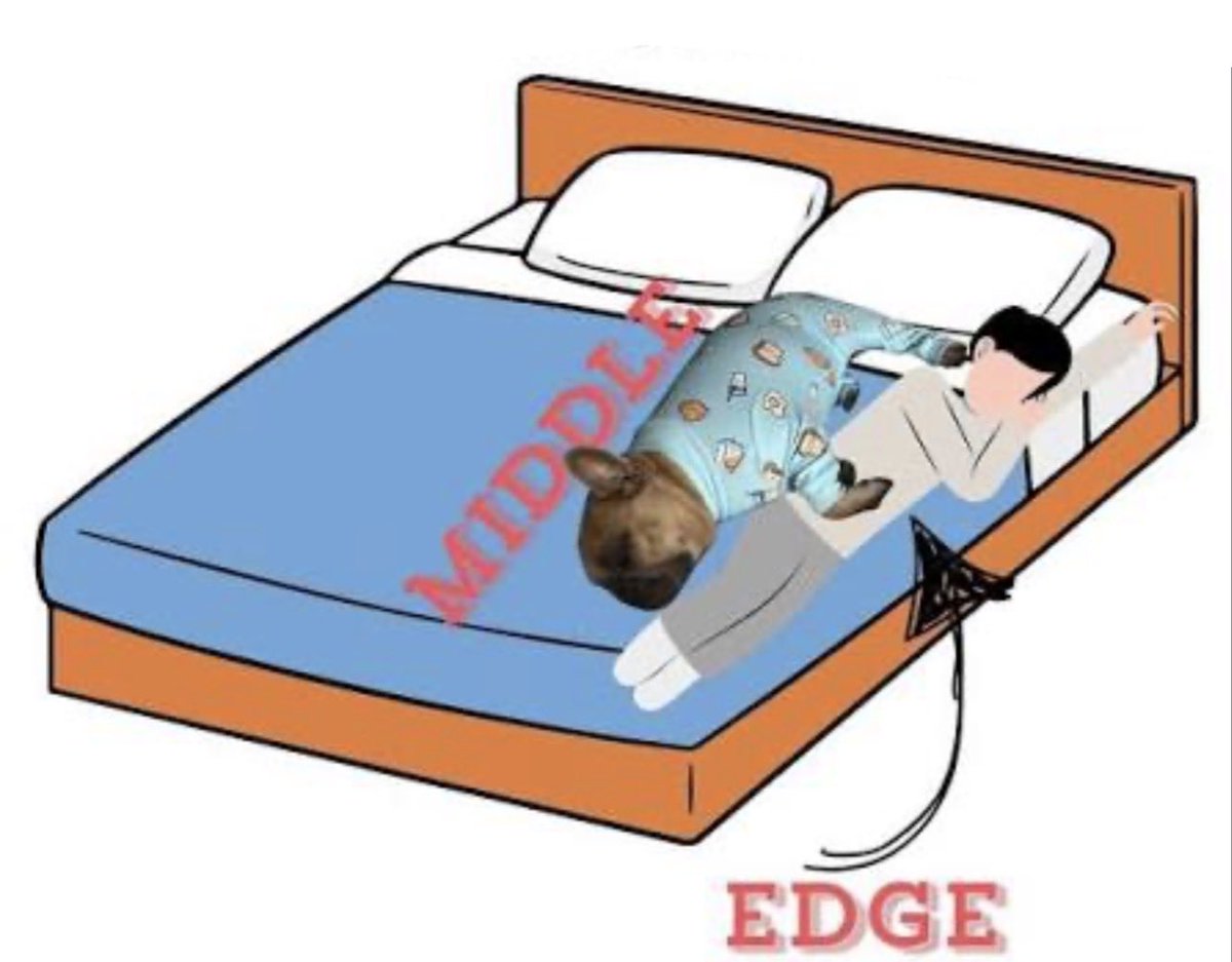 doetries's tweet photo. mfer gonna be having us sleep like this 😭 https://t.co/sPFFxjGaRf