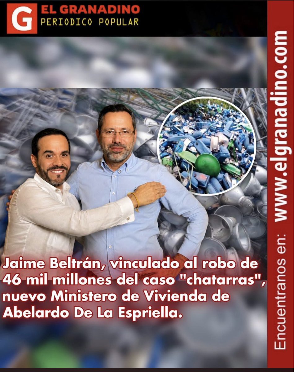 mateoelflautist's tweet photo. Y más y más corruptos al gobierno que salvará la patria. La patria de quien? El https://t.co/yK3saadXI7