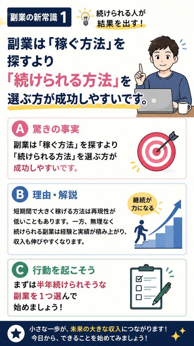 mrtomo9000's tweet photo. 副業で稼ぐには、そもそも自分の強みに合った方法でやるのが大事。 https://t.co/APbfRhCo0e