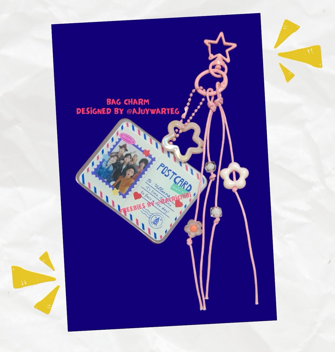 Ratrichibi's tweet photo. ✨️ Freebies for Villains on Prambanan Jazz Festival 2026 - Day 1 ✨️

🩷 by @ratrichibi and @ajuywarteg
 
🩷 Limited quantity, open for trade!

🩷 Please don't sell or throw away 🥹

🩷 Tag us if you get one, ya! Let's be moots ☺️ (i'm a baby Villain, please be nice 🫶) https://t.co/u2fh3wohO3