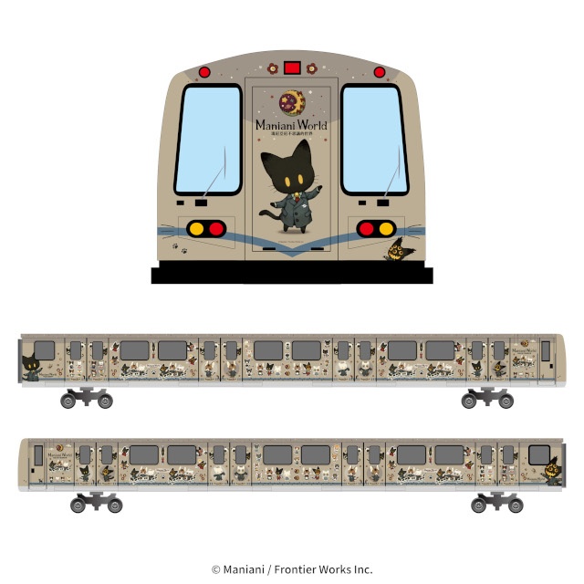 animatetimes's tweet photo. 台北メトロのラッピング電車企画に『Maniani World』が登場!!

台北101/世貿駅改札装飾＆コラボ商品第2弾も！

#LittleShadowMonsters
#Maniani_World
#Maniani 
#マニアニ

https://t.co/QxWL0iFquS https://t.co/OhcA06gsNy