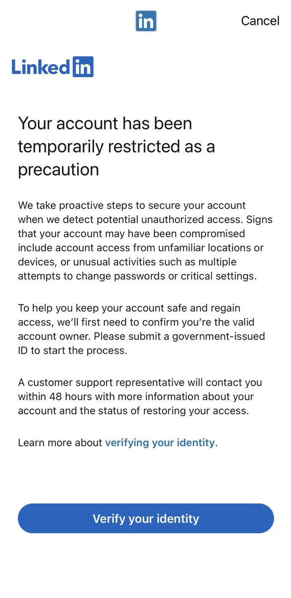 adriancodes's tweet photo. What the heck @LinkedIn ? 👎 https://t.co/DnLRjswdKI