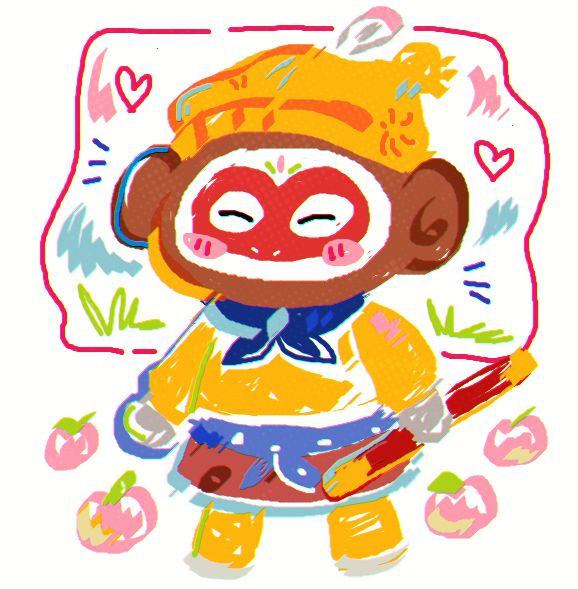 bunsbows's tweet photo. that Wukong keychain still lives in my head he's the cutest thing https://t.co/Tg2IjS7qKf