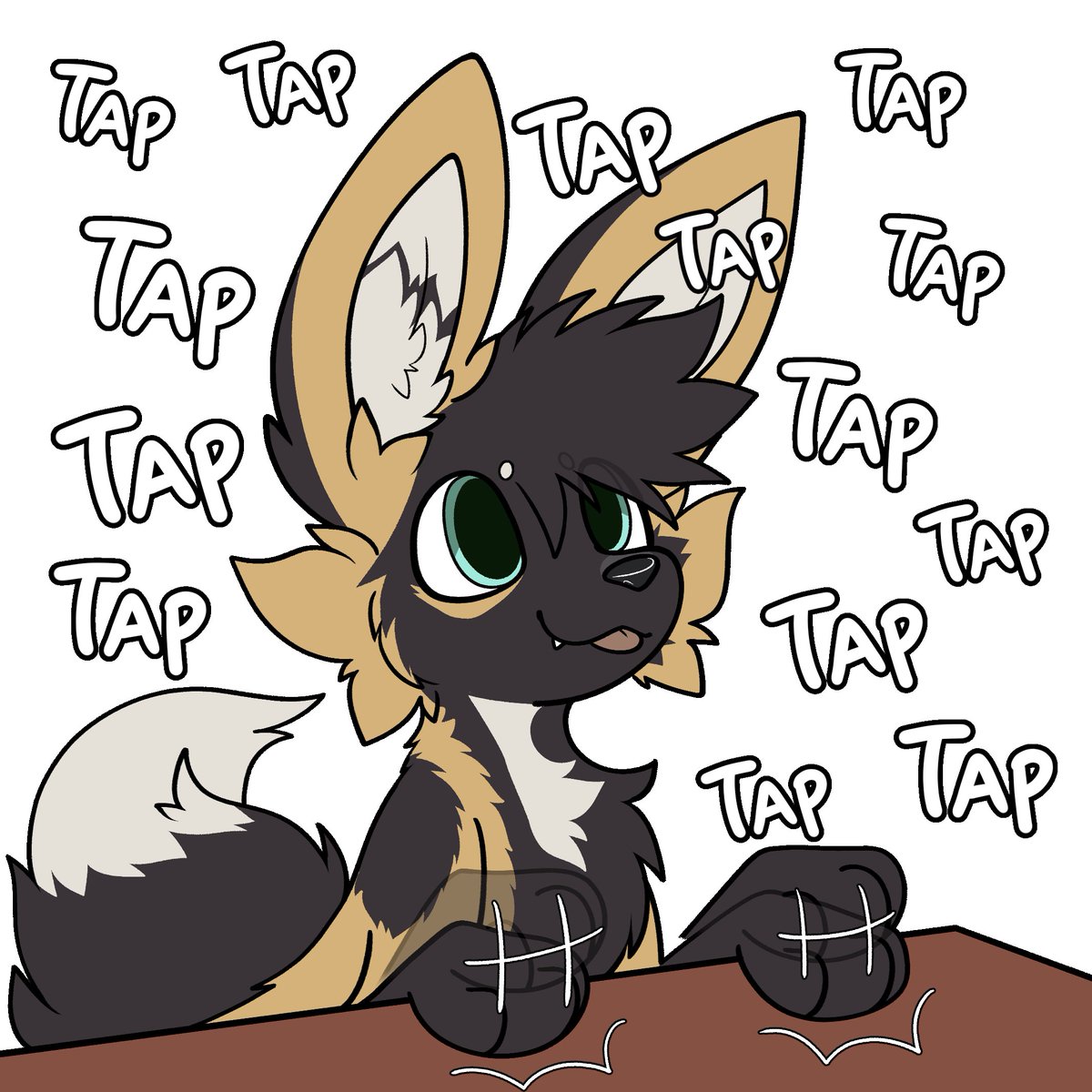 SeafaringSable's tweet photo. New stickers from @Tunibarks are sooooo cute!!! Look at those ✨️ears✨️!! https://t.co/Ogu02cGHQ8