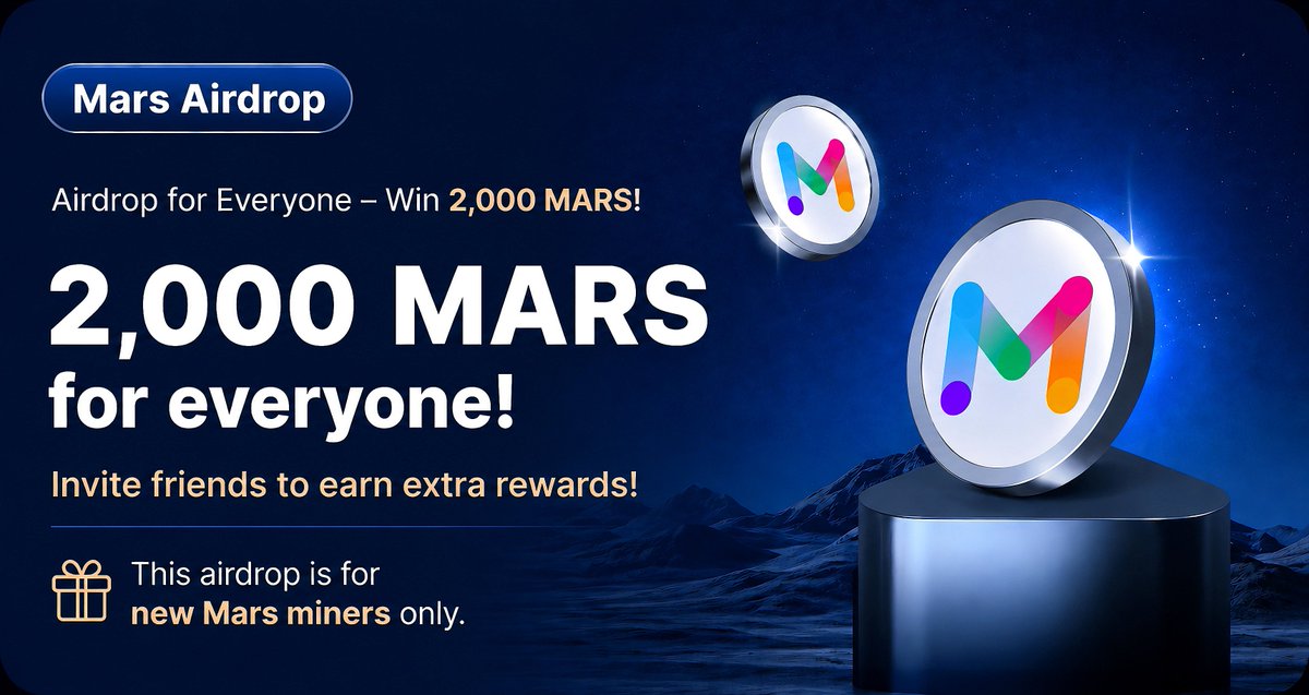 MarsChainCN's tweet photo. [THE AIRDROP IS STILL ACTIVE! 🚨]

The allocation is far from over! The  Airdrop is STILL LIVE, and we are continuing to distribute foundational equity directly to real users.🚀

Contact @MarsChainCS to receive the airdrop✈️

#Airdrop #CryptoAlpha #Web3 #DePIN #Giveaway https://t.co/FpSDGWm2UR