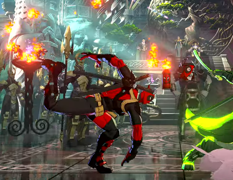 JadeSaphir's tweet photo. @UriParadise_ In the Japanese Dub he references Faust's "Wh-wh-what could this be?"  The item throw could also be a reference to Taokaka's Kitty Litter Toss! from Blazblue. He also says ROMANTIC! in the japanese dub when he does the Roman Cancel move https://t.co/AjAkRqW8CD