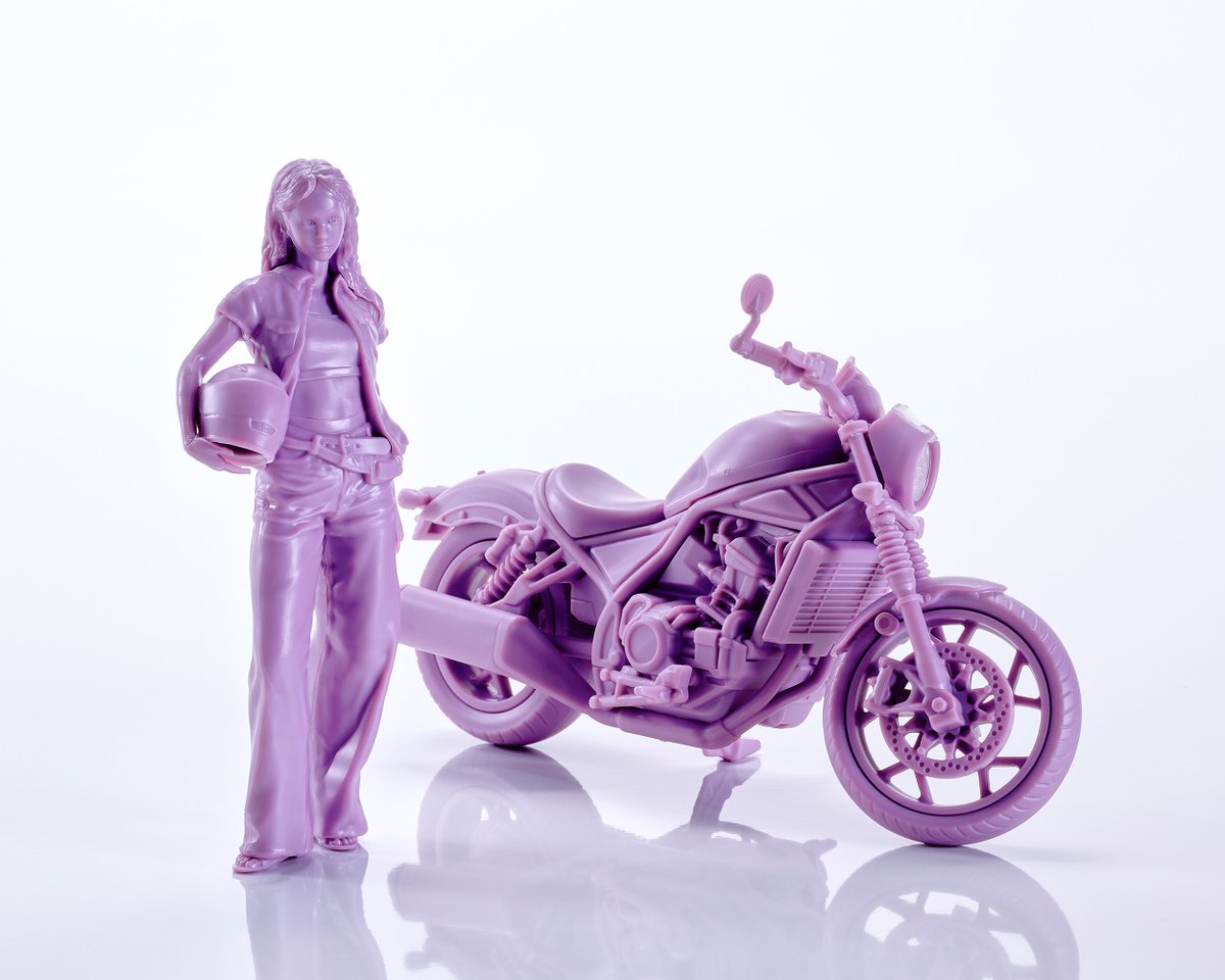 official_MXF's tweet photo. 📢ご予約開始💡
◤￣￣￣￣￣￣￣￣￣
PLAMAX MF-101 Rider's portrait Honda Rebel 1100 
ラベンダー/ワインレッド/ネイビー
📌https://t.co/yQpVpSpmuo
＿＿＿＿＿＿＿＿＿◢
📅予約締切：8月19日（水）

手のひらサイズのカラフルなプラモデルでライダーとオートバイのある景色を楽しもう！

『 Rebel1100 』はHondaのクルーザー哲学を再定義した現代のアイコンとして人気の一台✨

 #PLAMAX #maxfactory
※組み立てには接着剤が必要です。
