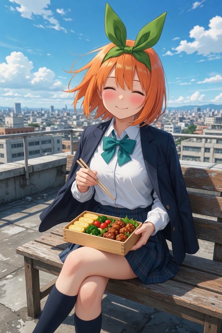 ふふふっ…ご飯忘れちゃった #TheQuintessentialQuintuplets #中野四葉
