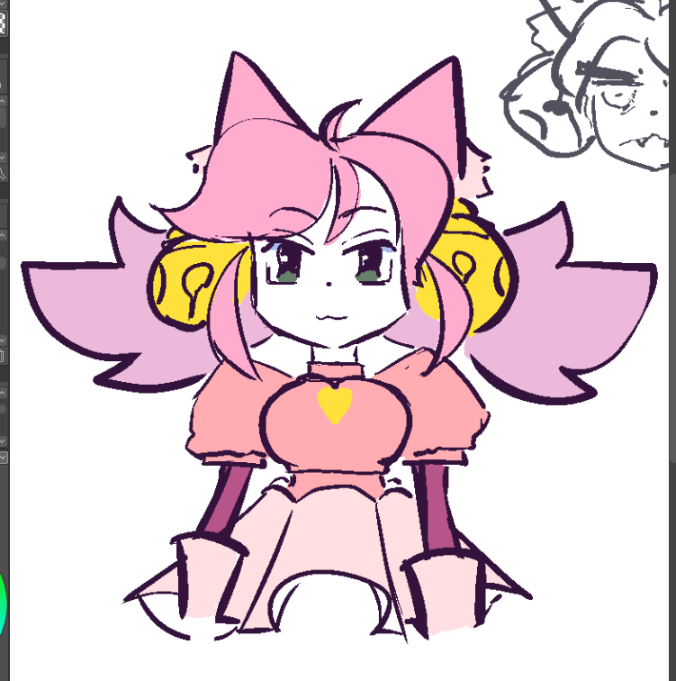 LemonJuiceForU's tweet photo. pink cat #deltarune https://t.co/aoNJdIkETr
