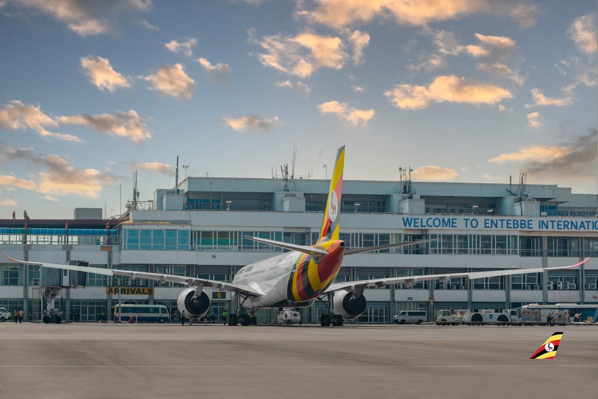 UG_Airlines's tweet photo. It’s a beautiful morning in Entebbe! 🥰 
Wishing you a blessed week ahead.✈️
#FlytheCrane https://t.co/68qD9y7MLC