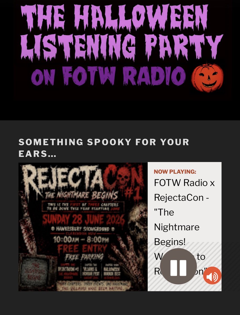 ARASHI_Overseas's tweet photo. @fotwradio 6/28 9時〜18時頃
🇦🇺シドニーの👻イベント #RejectaCon にて時間外も嵐が多数OA😊
Thank you so much,🎃-san💕
10:12 “ CARNIVAL NIGHT part2”
14:31 網守将平“Sea”
15:02 Ken Arai "Orange Fiction"
15:48 小鷲翔太“ 走れ!モルカー-Full”
#halloweenradio
@fotwradio https://t.co/bNQzWdNwQg https://t.co/opzYmafN2f