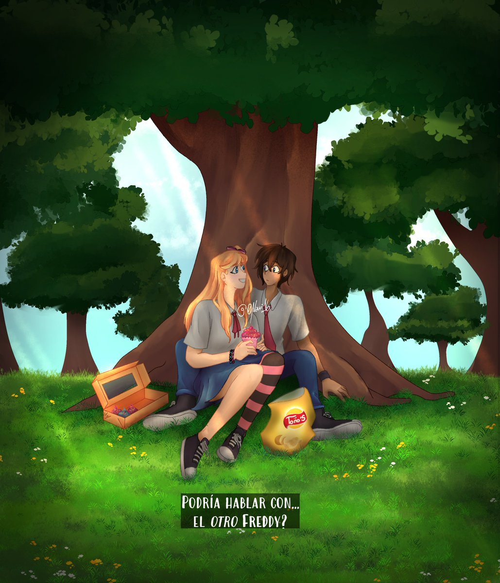 0Navi16's tweet photo. "Podría hablar con... el otro Freddy?"

Esta madre iba para la cuenta regresiva de los mirrortwins pero nunca lo terminé por las solemnes y, como borraron New Freddy y lloré por eso, quise terminarlo xd

#FNAFHS #FHS #Freddoy #Fredoy https://t.co/noBpx1adxS