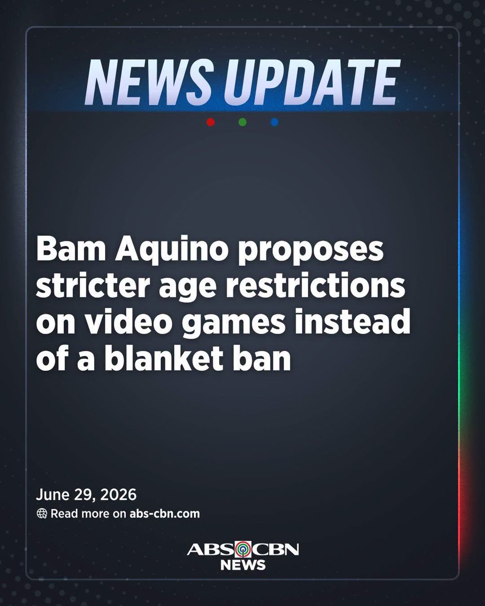 jesusfalcis's tweet photo. ⚠️ PSA: Senator Bam Aquino stating he is against a ban on videogames is a response to DILG Sec. Jonvic Remulla and PBBM.

He is not responding to Senator Risa Hontiveros, who never said such a thing.

In fact, both of them want stricter age-verification systems.

😇

#FactCheck https://t.co/qldKlOmzYP