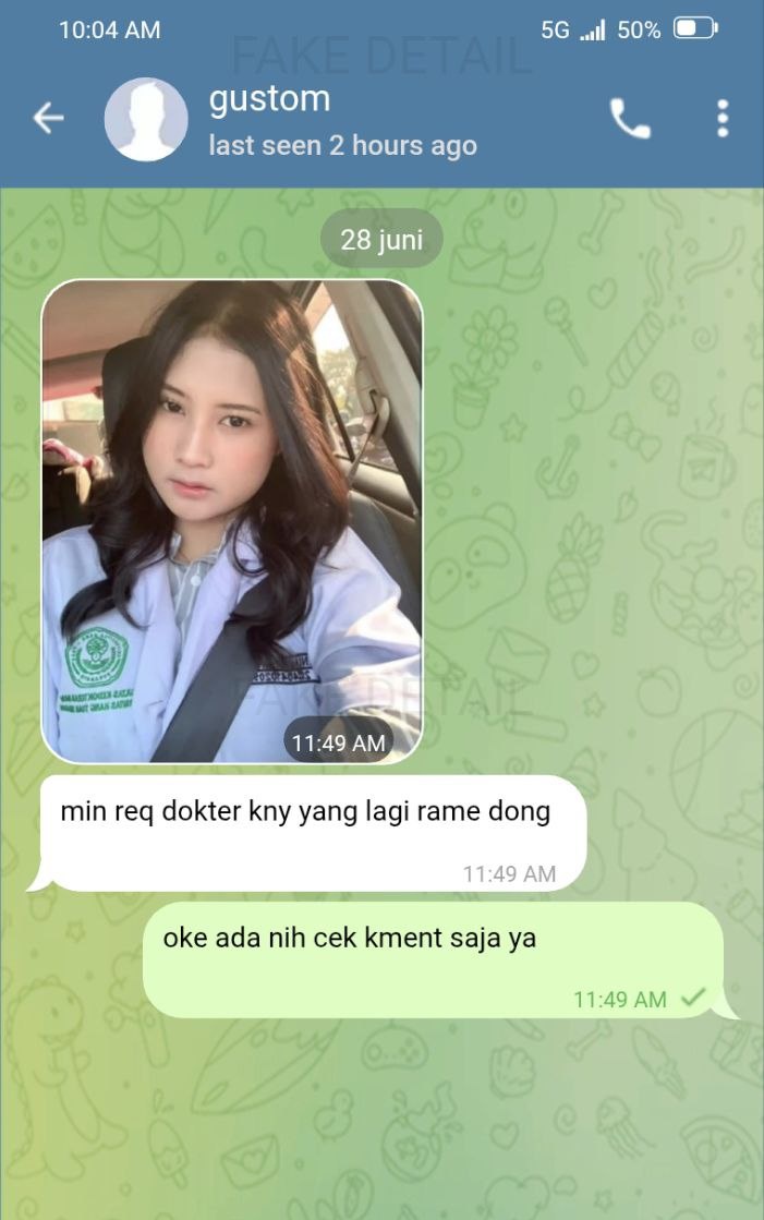 visaev1's tweet photo. Dokter kny nih https://t.co/3FE1Vf1LXs